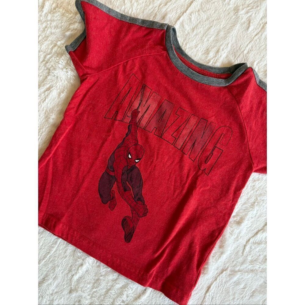 Marvel Spider-Man Short Sleeve Shirt Size 4T